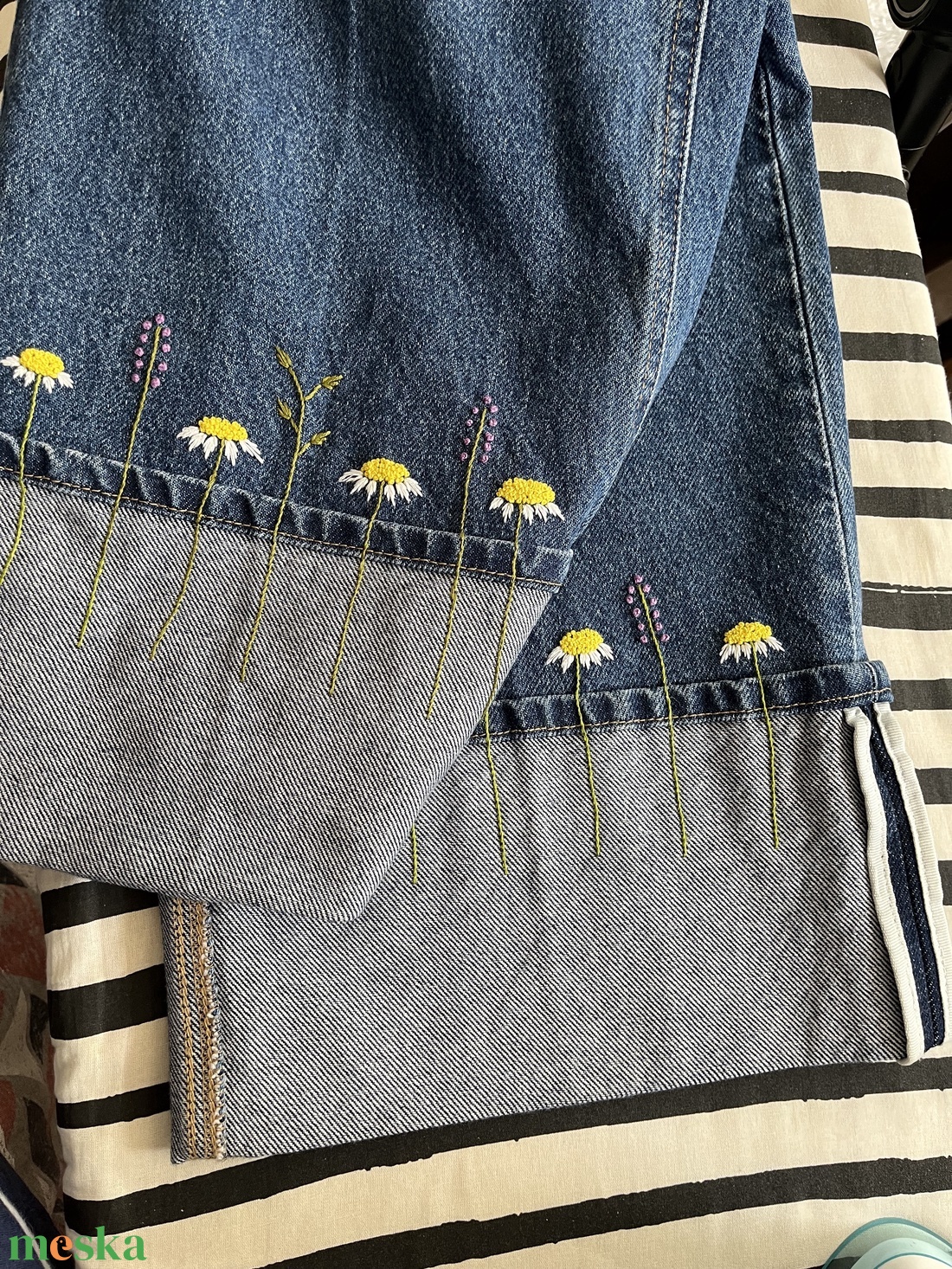 Ruha hímzés - ruha & divat - női ruha - nadrág - Meska.hu