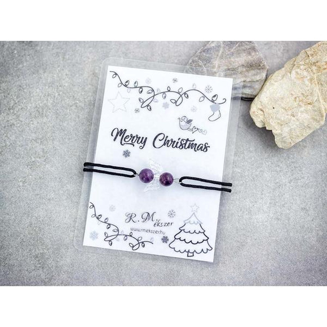 Merry Christmas ametiszt angyal karkötő - ékszer - karkötő - karkötő medállal - Meska.hu Merry Christmas ametiszt angyal karkötő - ékszer - karkötő - karkötő medállal - Meska.hu