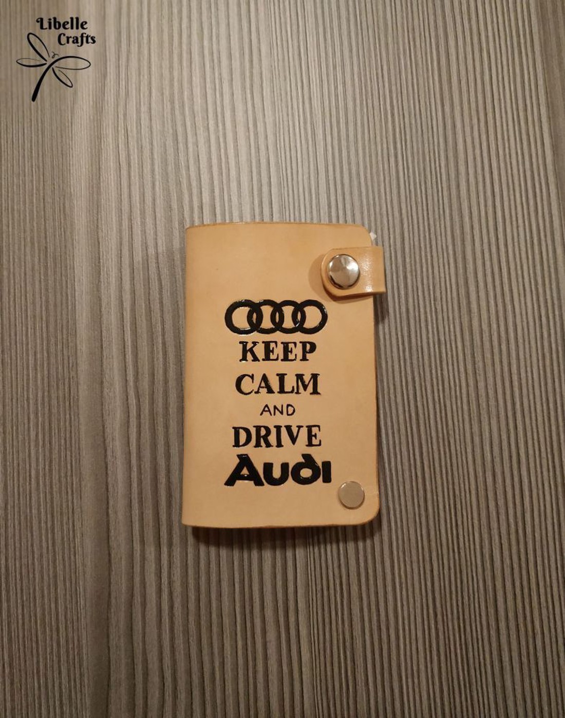 Audis, feliratos igazolványtató - táska & tok - pénztárca & más tok - kártyatartó & irattartó - Meska.hu