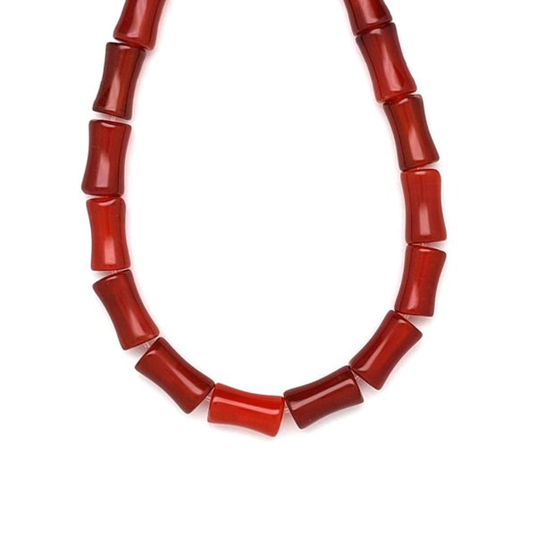 Karneol vékonyított henger 7-8x14mm� ékszerkészítő alapanyag (füzér) - kellékek & szerszámok - ásvány alapanyag - ásványfüzér - Meska.hu