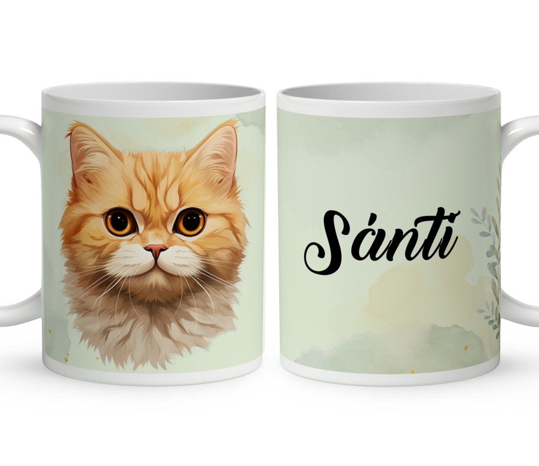 Névvel kérhető - Munchkin, a tacskómacska portré mintás bögre - otthon & életmód - konyhafelszerelés, tálalás - tálalás - bögre & csésze - Meska.hu