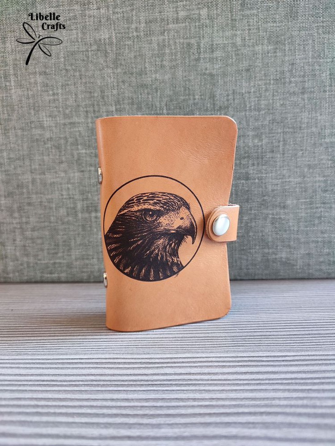 Harris-ölyv fejes igazolványtartó - táska & tok - pénztárca & más tok - kártyatartó & irattartó - Meska.hu