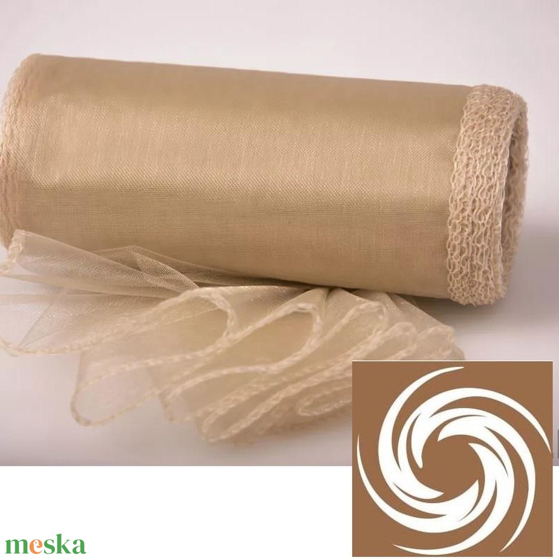 Organza tekercs - bézs - kellékek & szerszámok - méteráru - dekorációs alapanyag - Meska.hu Organza tekercs - bézs - kellékek & szerszámok - méteráru - dekorációs alapanyag - Meska.hu