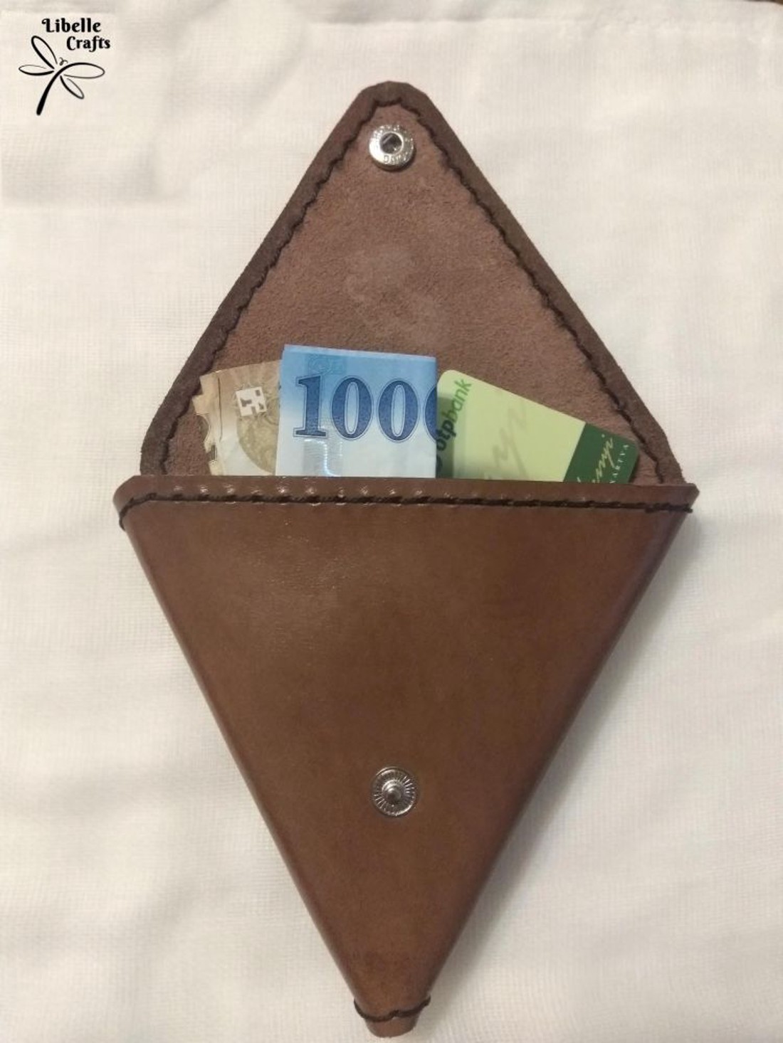 Háromszög alakú pénztárca - táska & tok - pénztárca & más tok - pénztárca - Meska.hu