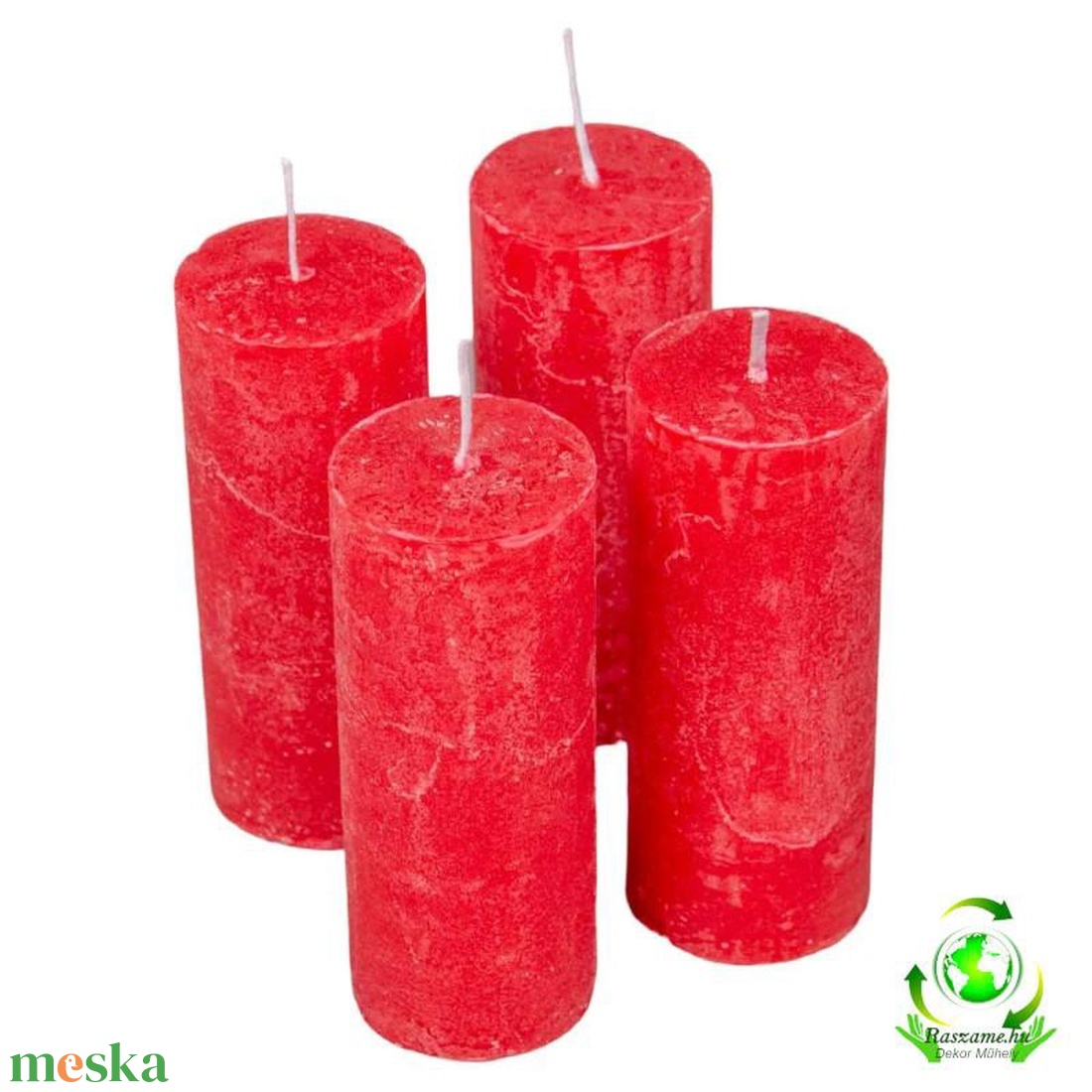 Rusztikus gyertya 40 x 100 mm - piros szett - kellékek & szerszámok - vegyes alapanyag - Meska.hu Rusztikus gyertya 40 x 100 mm - piros szett - kellékek & szerszámok - vegyes alapanyag - Meska.hu
