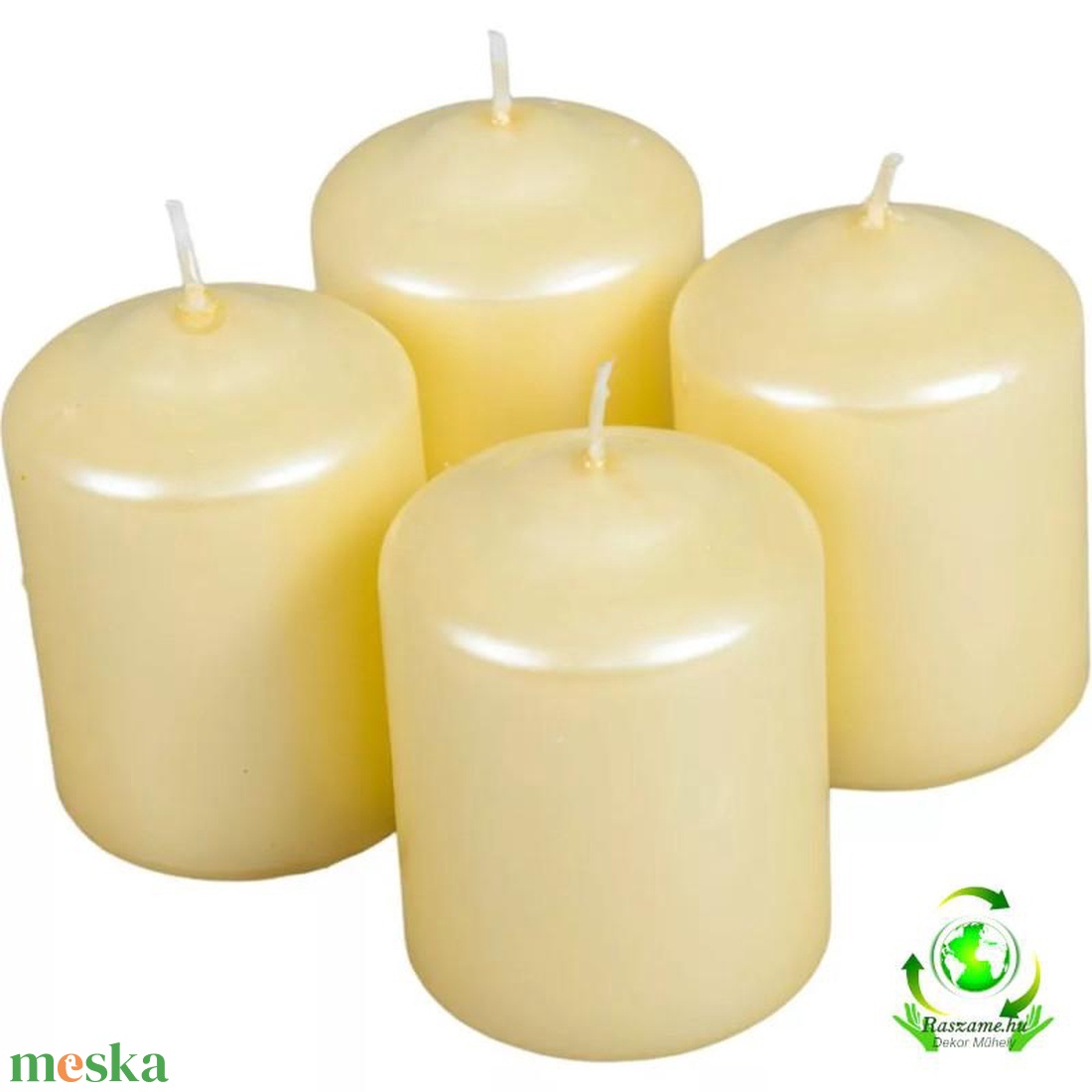 Metál henger gyertya szett 60x80mm - krém - kellékek & szerszámok - dekorációs kellékek - dekorációs gyertya - Meska.hu Metál henger gyertya szett 60x80mm - krém - kellékek & szerszámok - dekorációs kellékek - dekorációs gyertya - Meska.hu