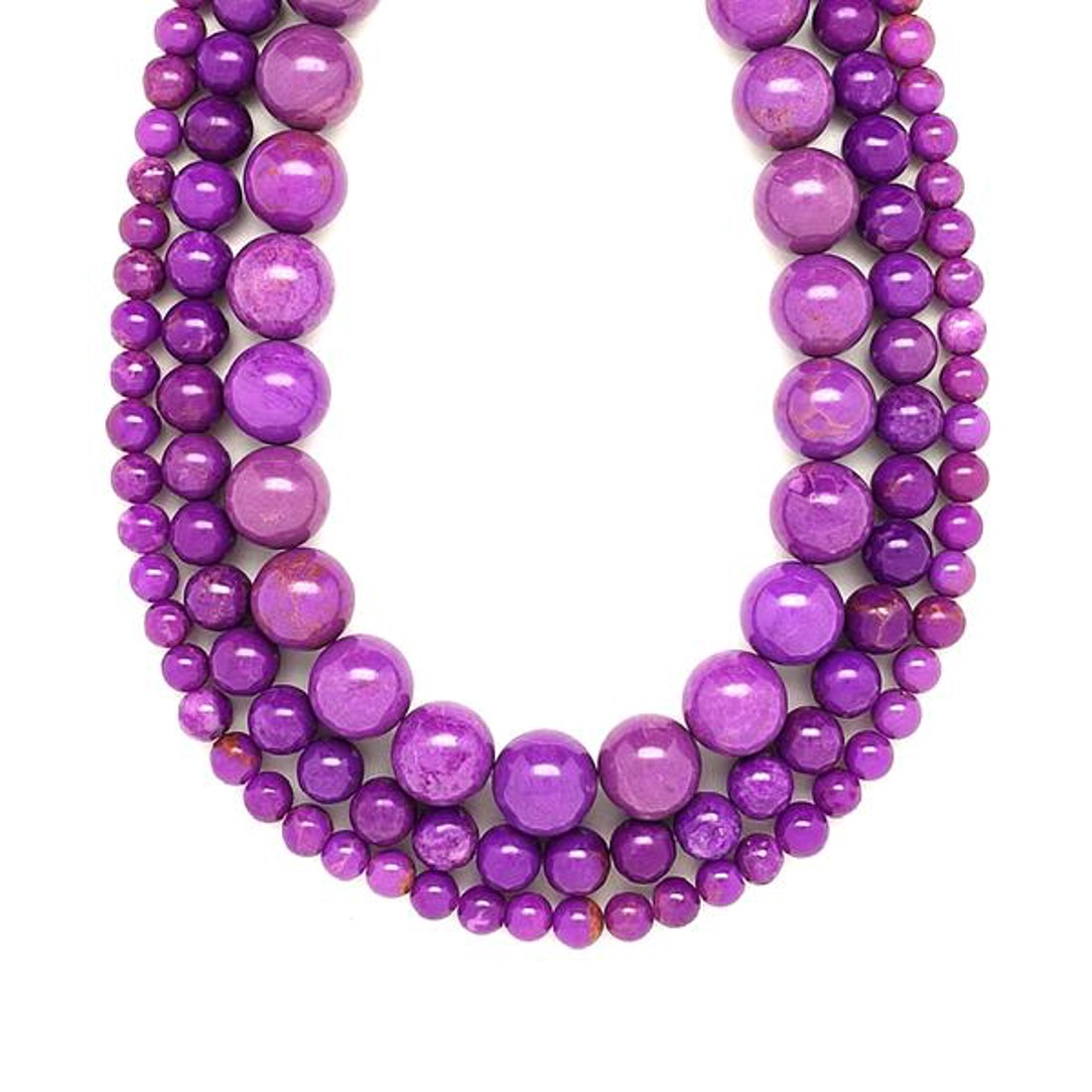 Phosphosiderite golyó A 5-6mm  ékszerkészítő alapanyag (füzér) - kellékek & szerszámok - ásvány alapanyag - ásványfüzér - Meska.hu