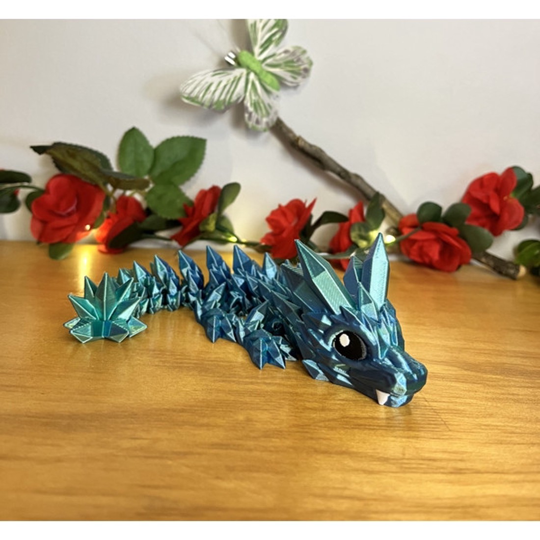 3d nyomtatott mini kristály sárkány - játék & sport - plüssállat & játékfigura - más figura - Meska.hu