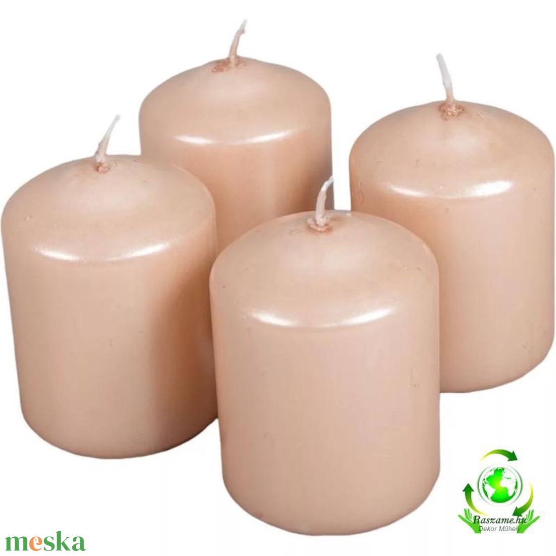 Metál henger gyertya szett 60x80mm - lazac - kellékek & szerszámok - dekorációs kellékek - dekorációs gyertya - Meska.hu Metál henger gyertya szett 60x80mm - lazac - kellékek & szerszámok - dekorációs kellékek - dekorációs gyertya - Meska.hu