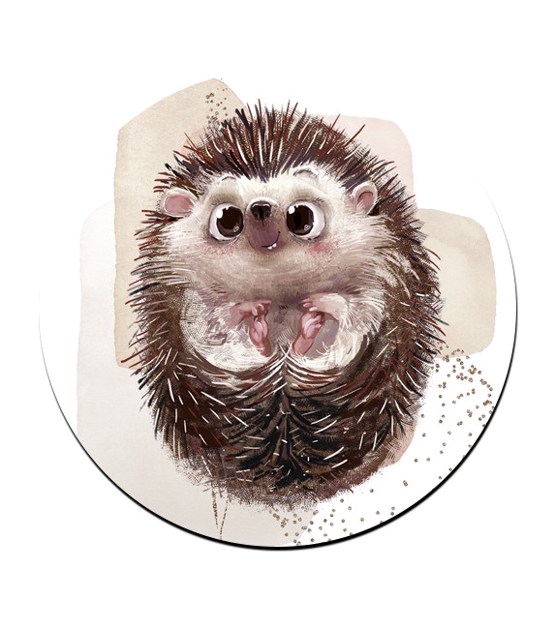 Cuki süni mintás bögre alátét -  - Meska.hu