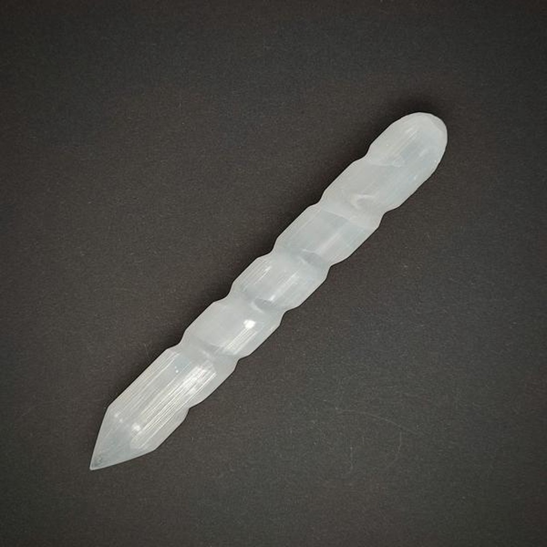 Szelenit masszírozó ceruza spirál formában 15 cm - kellékek & szerszámok - ásvány alapanyag - Meska.hu