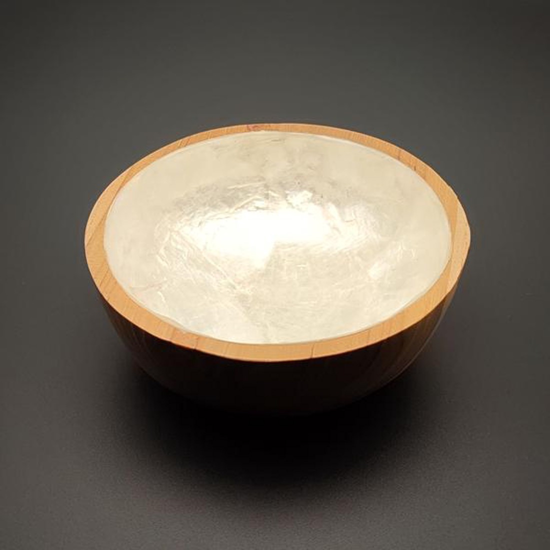 Tál bambusz kagyló 10cm - otthon & életmód - dekoráció - asztal és polc dekoráció - dekorációs tál, tartó - Meska.hu