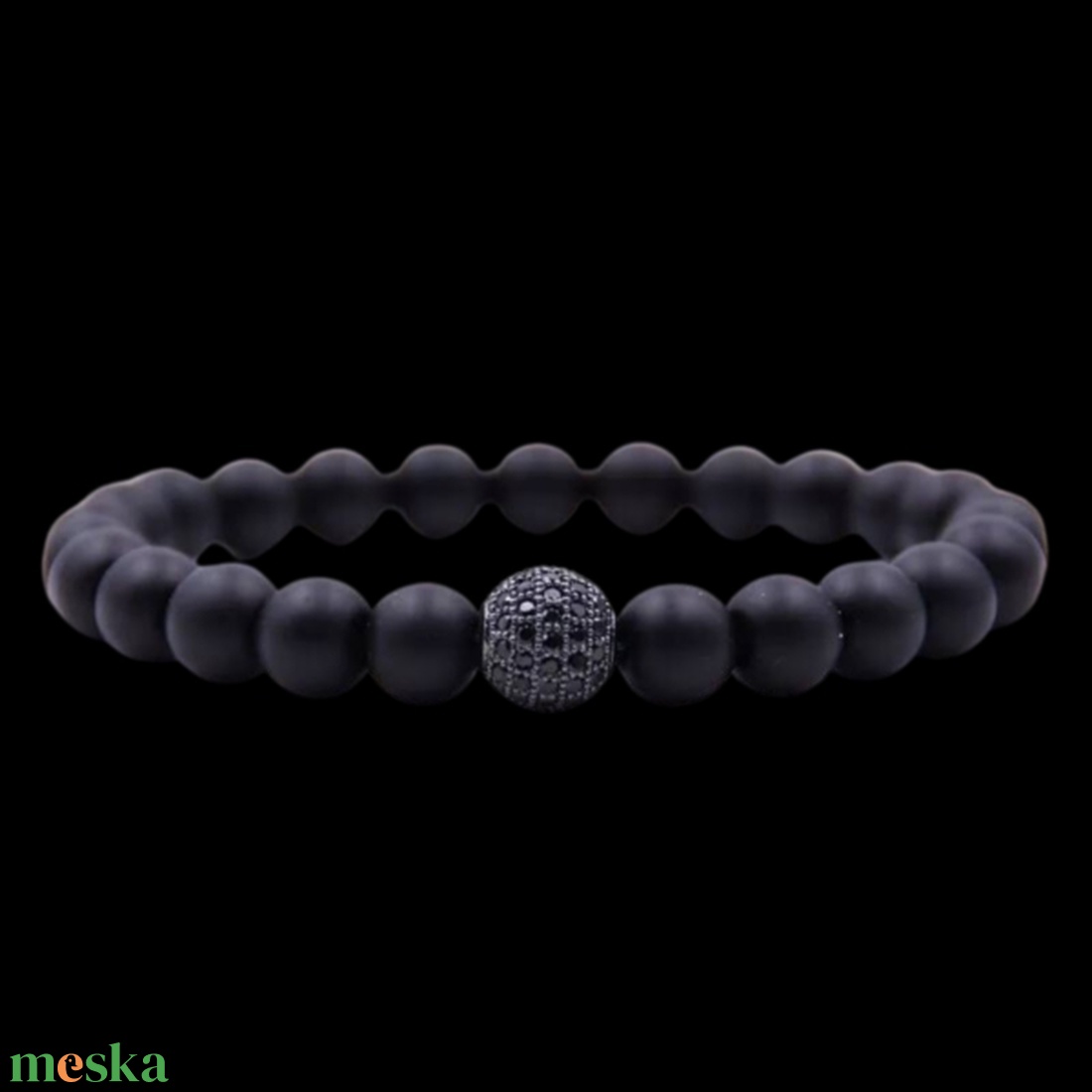 Álomszép cirkon gömb LUXURY ásványkarkötő black - ékszer - karkötő - ásványkarkötő - Meska.hu Álomszép cirkon gömb LUXURY ásványkarkötő black - ékszer - karkötő - ásványkarkötő - Meska.hu