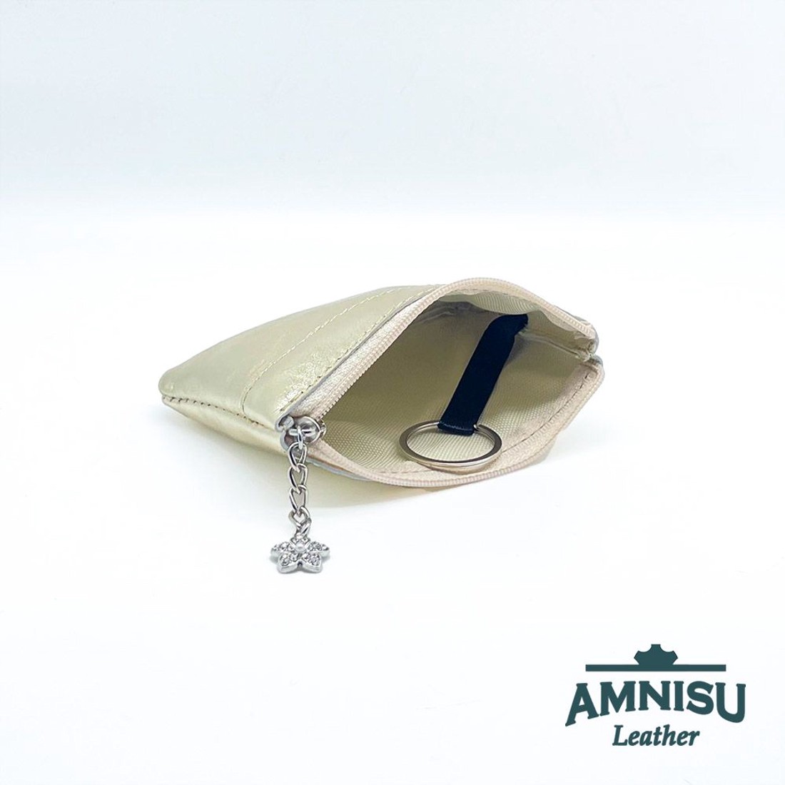 Arany ívelt egy cipzáras kulcstartó C2006 - táska & tok - kulcstartó & táskadísz - kulcstartó - Meska.hu