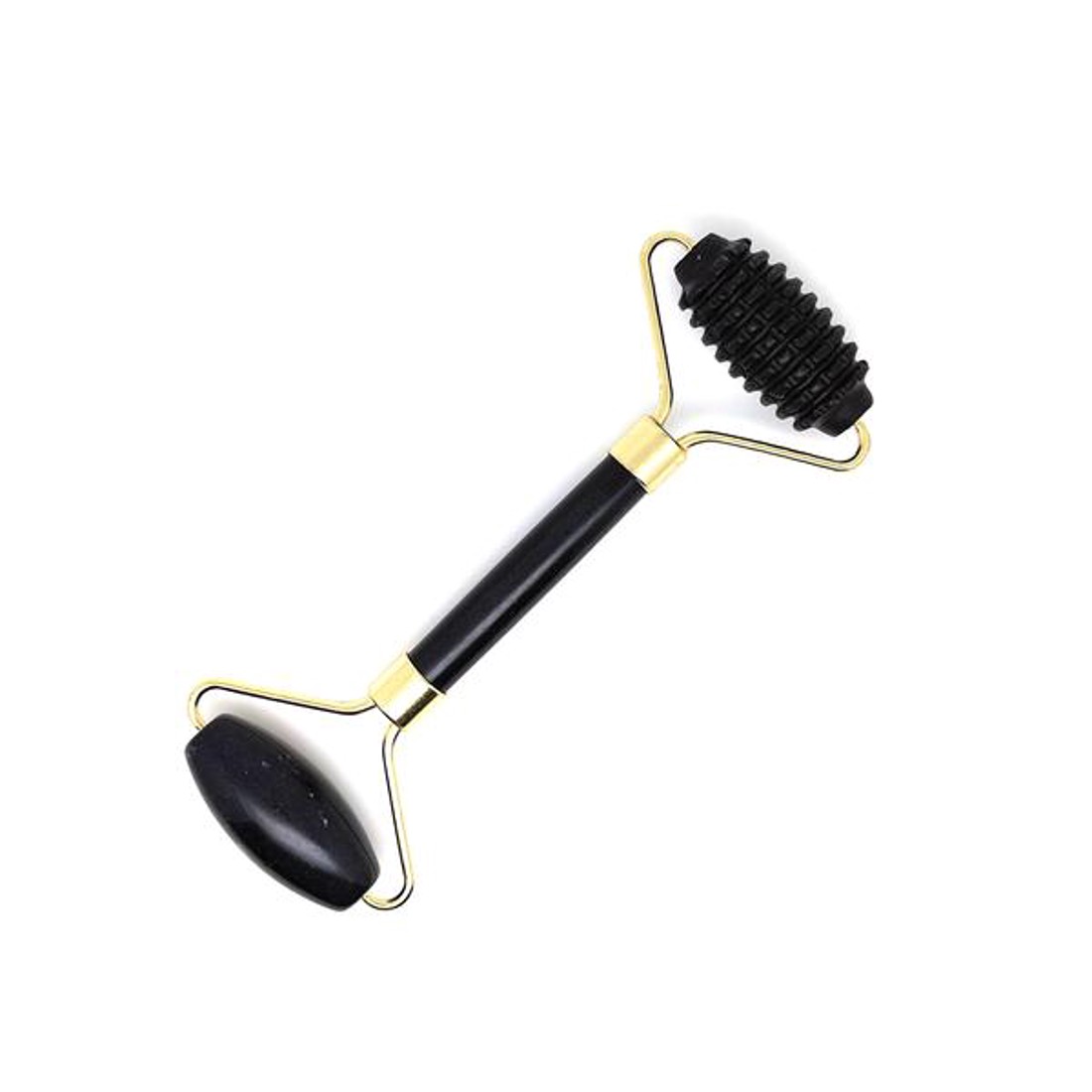 Masszázs roller Szerpentin fekete 15x4x2cm - otthon & életmód - dekoráció - spiritualitás - ásványok - Meska.hu