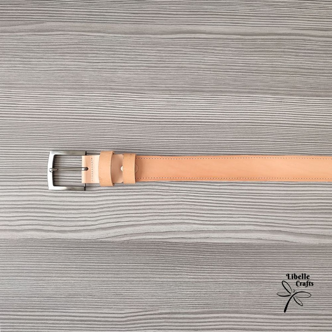 Varrott szélű natúr öv -  - Meska.hu