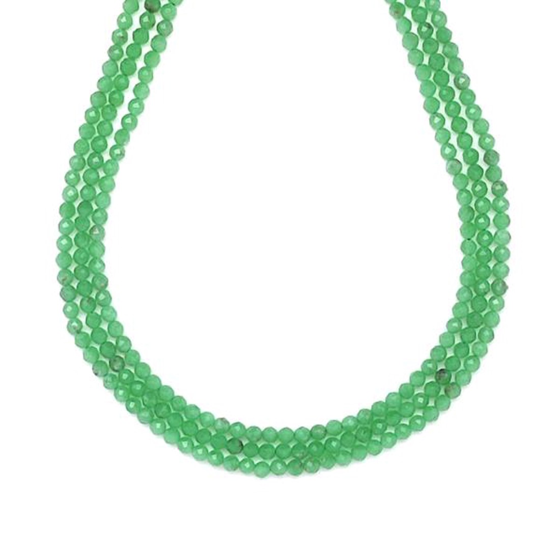 Üveg fazettált zöld golyó 2-3mm ékszerkészítő alapanyag (füzér) - kellékek & szerszámok - ásvány alapanyag - ásványfüzér - Meska.hu