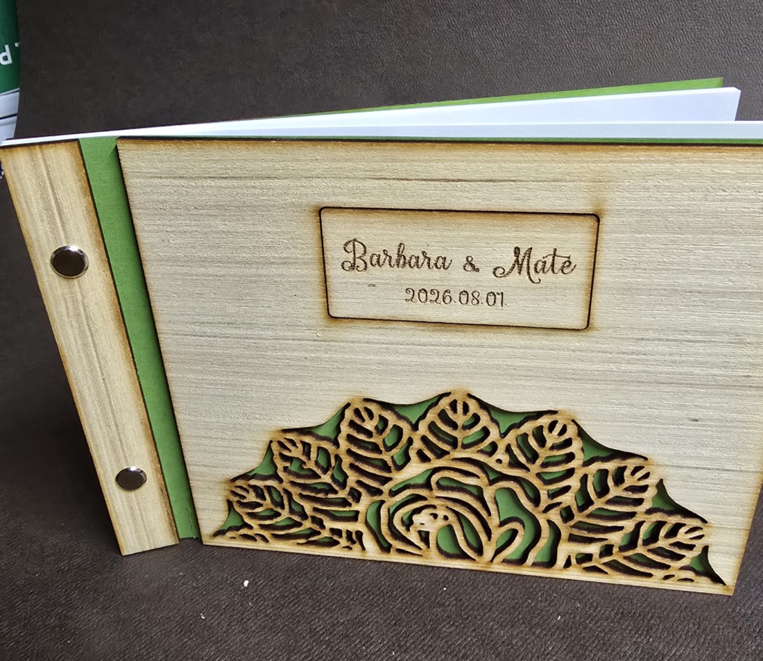 Esküvői vendégkönyv - esküvő - emlék & ajándék - vendégkönyv - Meska.hu