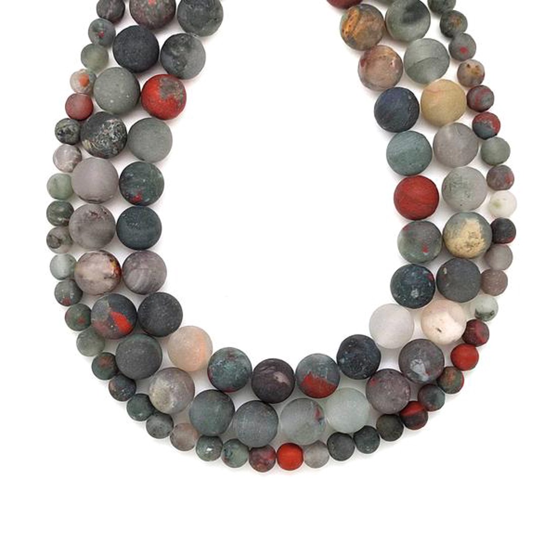 Kvarc jáspissal matt golyó 8mm  ékszerkészítő alapanyag (füzér) - kellékek & szerszámok - ásvány alapanyag - ásványfüzér - Meska.hu