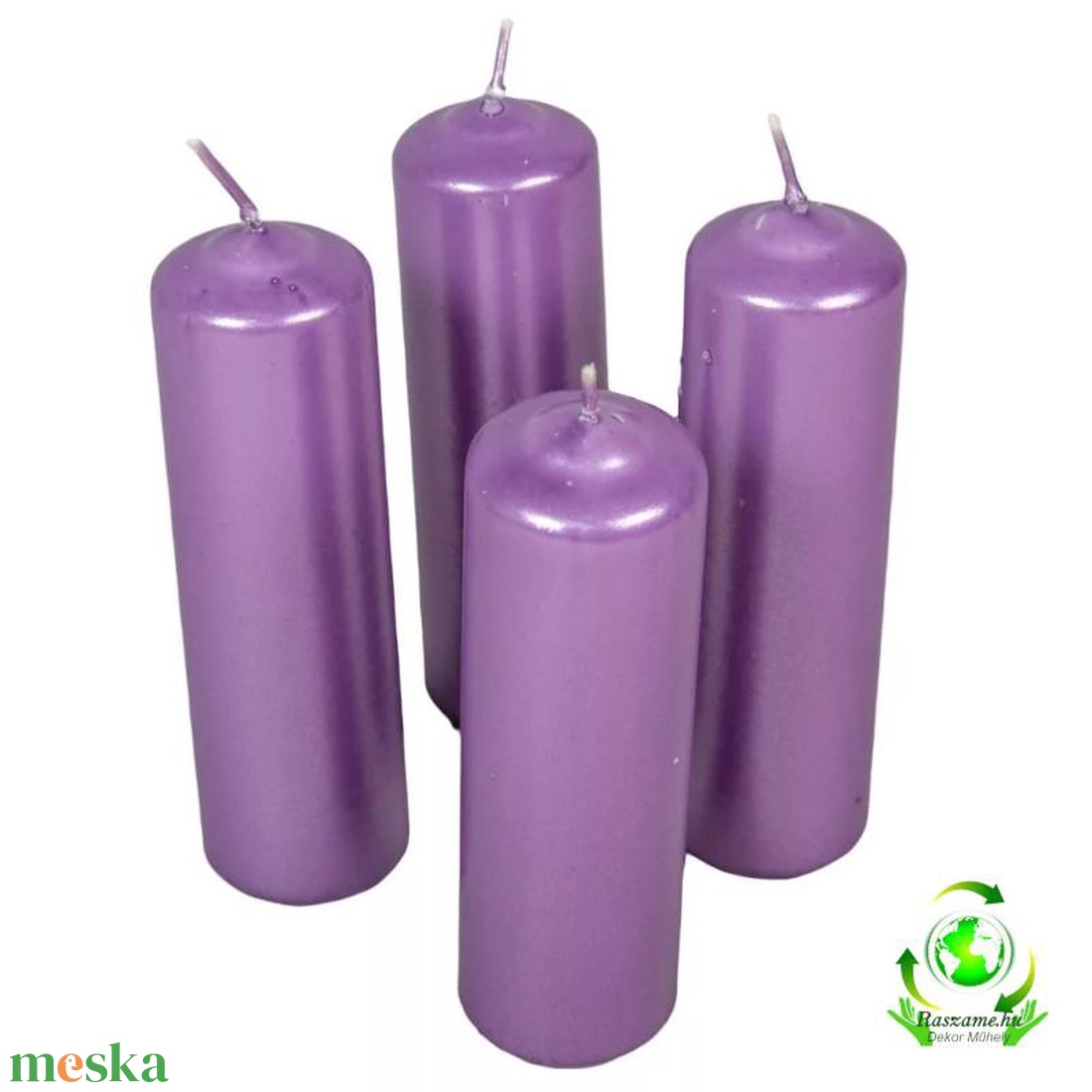 Metál henger gyertya szett 40x140mm - lila - kellékek & szerszámok - dekorációs kellékek - dekorációs gyertya - Meska.hu Metál henger gyertya szett 40x140mm - lila - kellékek & szerszámok - dekorációs kellékek - dekorációs gyertya - Meska.hu