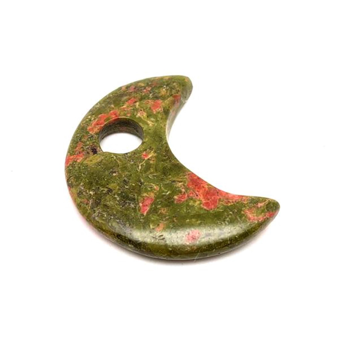 Unakit medál átfúrt félhold 30mm - ékszer - nyaklánc - medál - Meska.hu Unakit medál átfúrt félhold 30mm - ékszer - nyaklánc - medál - Meska.hu