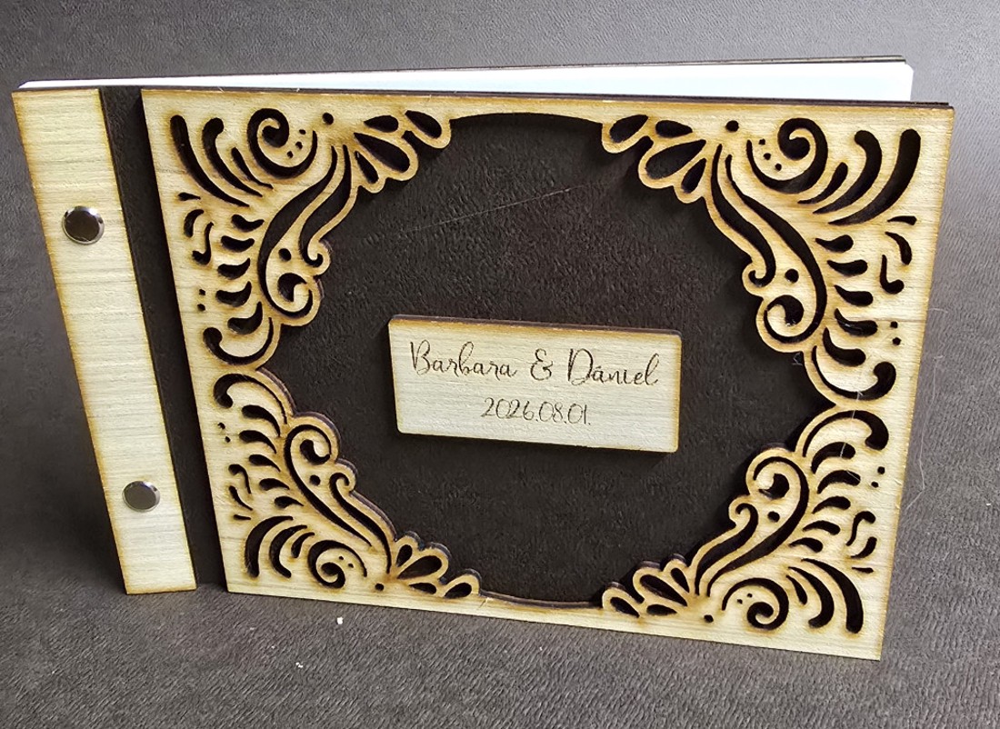 Esküvői vendégkönyv - esküvő - emlék & ajándék - vendégkönyv - Meska.hu