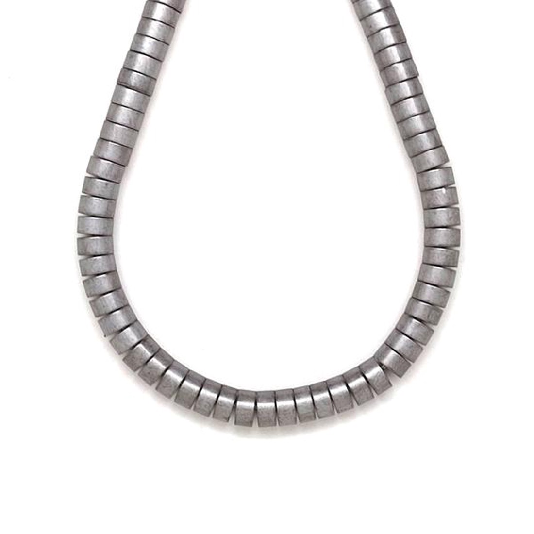 Hematit szinezett matt ezüst korong 7x3-4mm - kellékek & szerszámok - ásvány alapanyag - ásványfüzér - Meska.hu