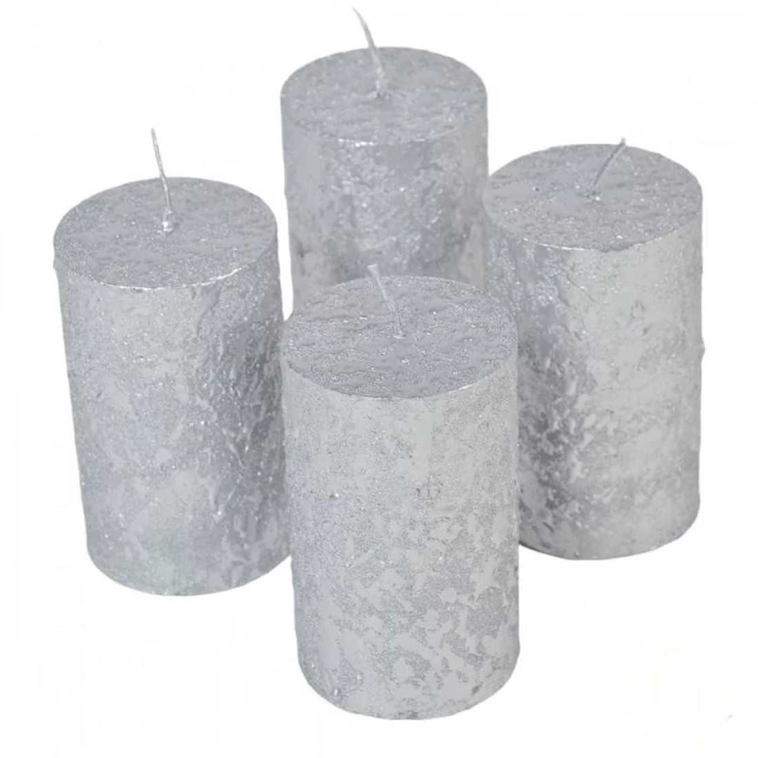 Fröcskölt henger gyertya 60x100 mm - ezüst szett - kellékek & szerszámok - dekorációs kellékek - dekorációs gyertya - Meska.hu Fröcskölt henger gyertya 60x100 mm - ezüst szett - kellékek & szerszámok - dekorációs kellékek - dekorációs gyertya - Meska.hu