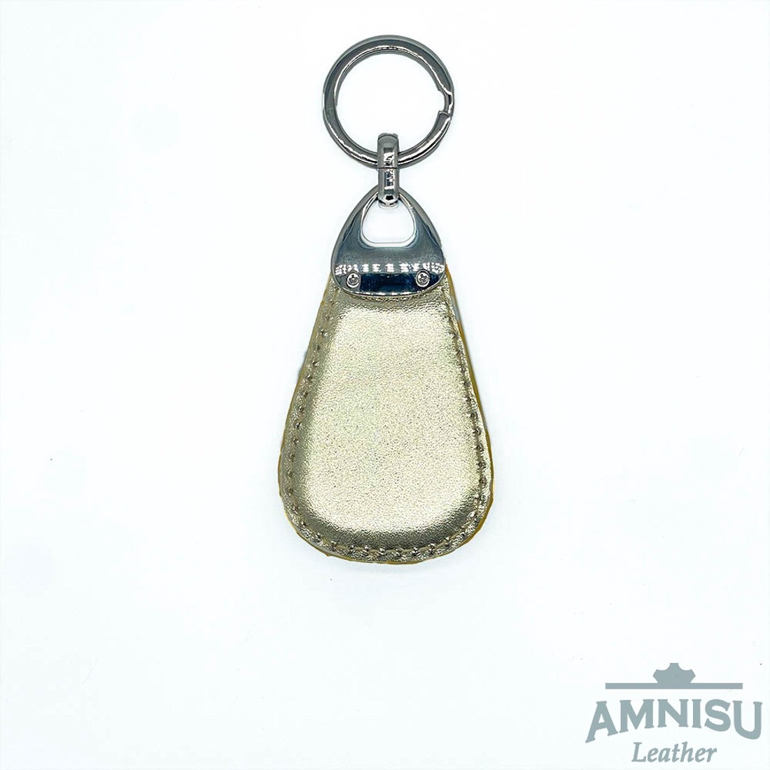 Arany csepp alakú swarovski köves bőr kulcstartó H2006 - táska & tok - kulcstartó & táskadísz - kulcstartó - Meska.hu