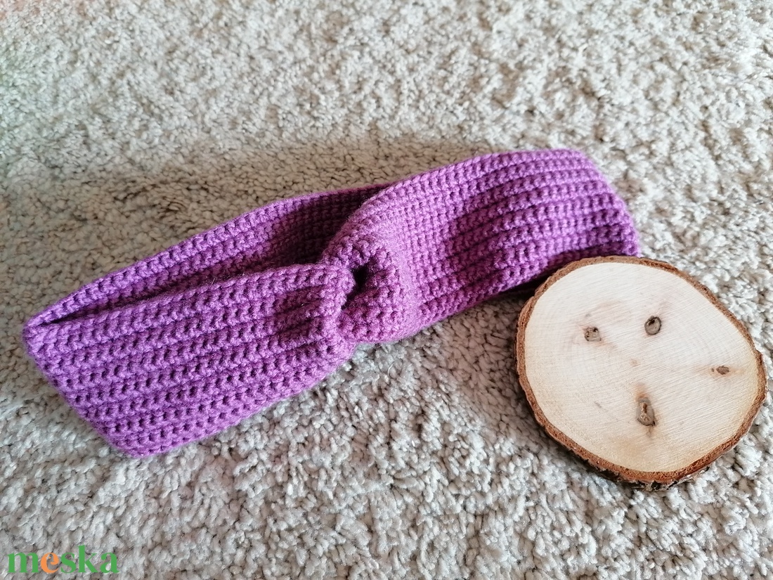 Horgolt fejpánt felnőtt - ruha & divat - sál, sapka, kendő - fejpánt - Meska.hu