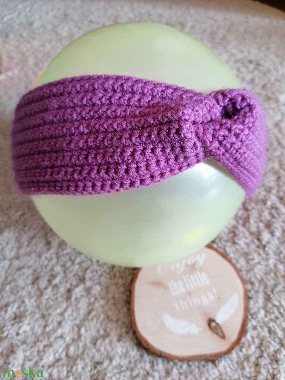 Horgolt fejpánt felnőtt - ruha & divat - sál, sapka, kendő - fejpánt - Meska.hu