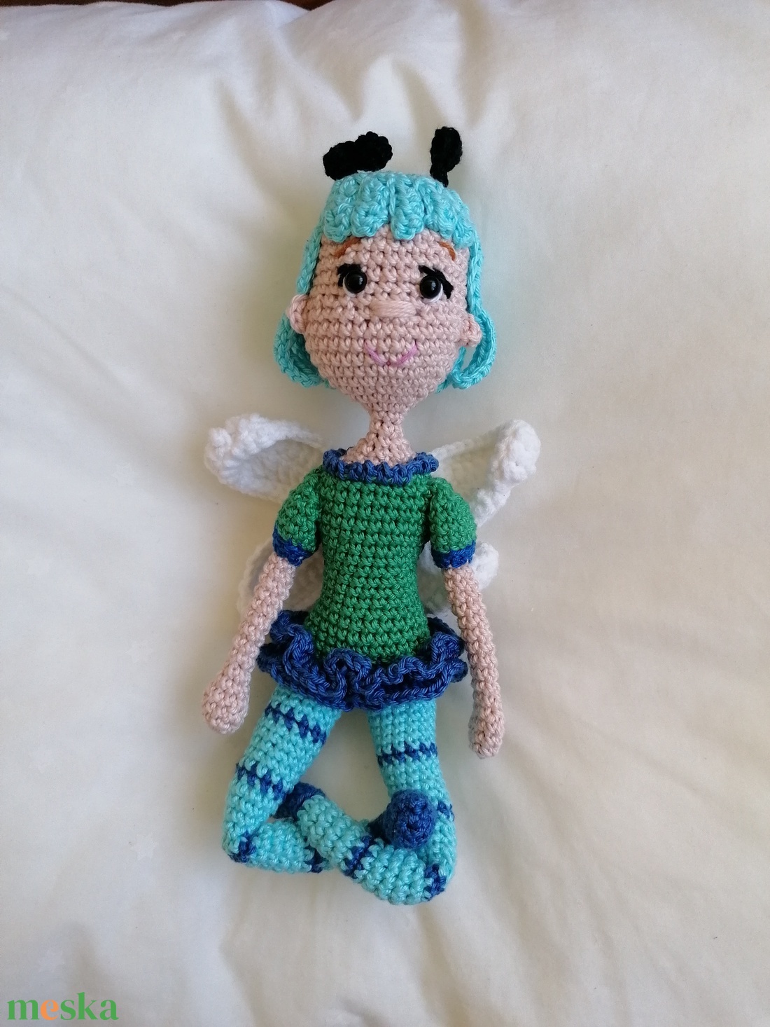 Horgolt szitakötő baba - játék & sport - baba & babaház - baba - Meska.hu