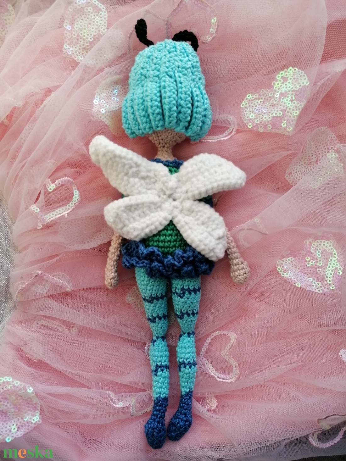 Horgolt szitakötő baba - játék & sport - baba & babaház - baba - Meska.hu