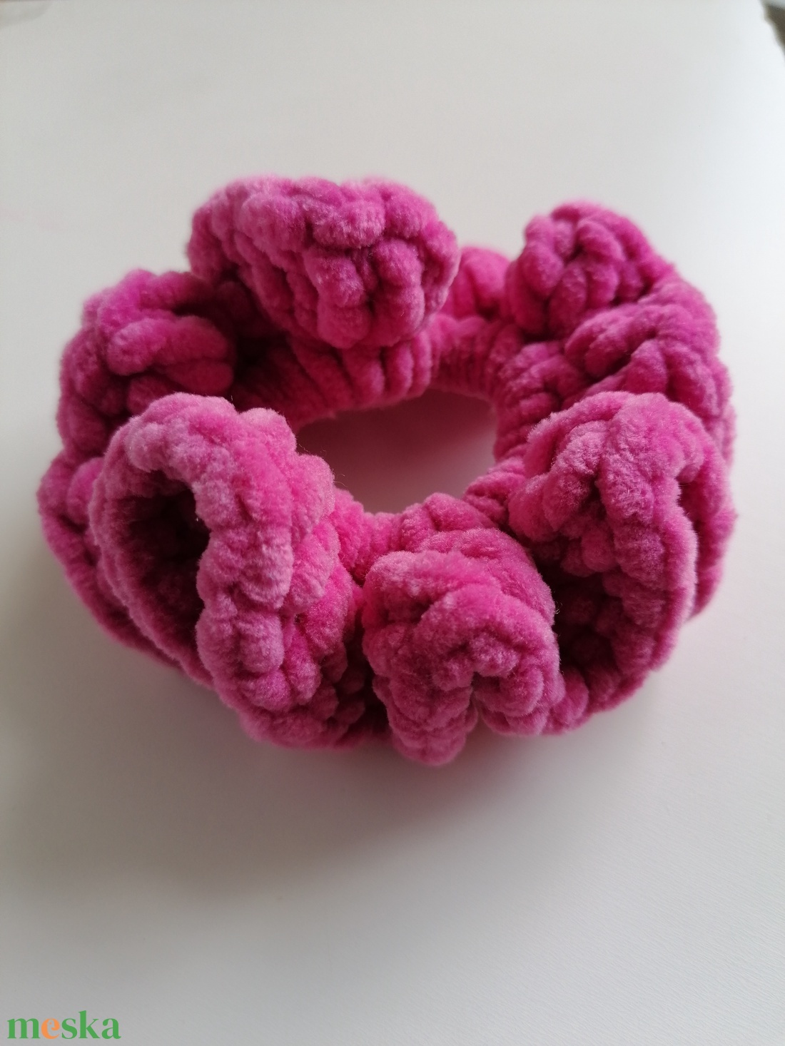 Horgolt scrunchie - ruha & divat - hajdísz & hajcsat - hajgumi - Meska.hu