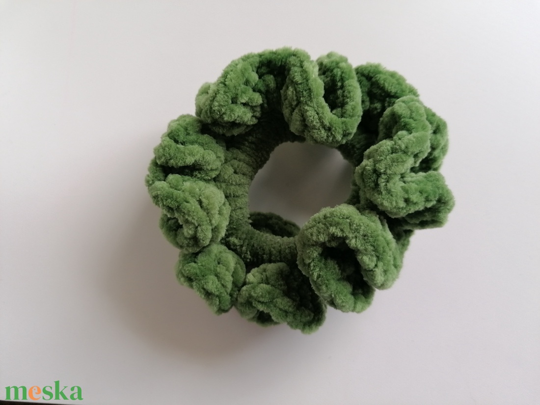 Horgolt scrunchie - ruha & divat - hajdísz & hajcsat - hajgumi - Meska.hu