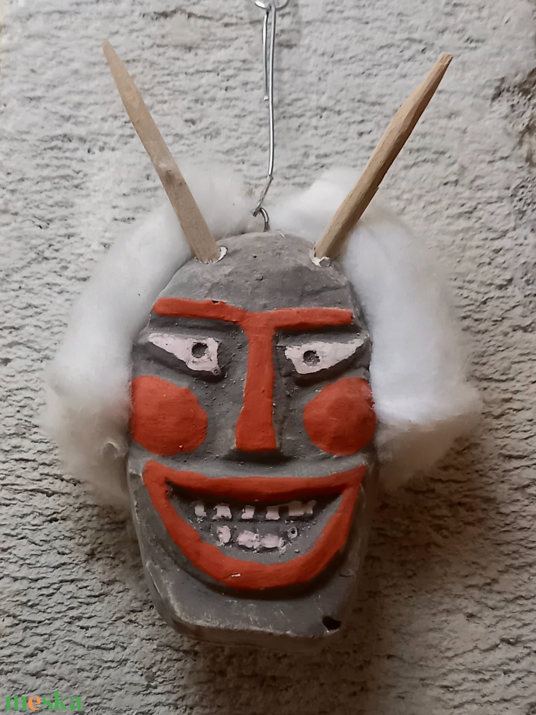 Busó maszkocskák - karácsony - karácsonyi lakásdekoráció - karácsonyfadíszek - Meska.hu