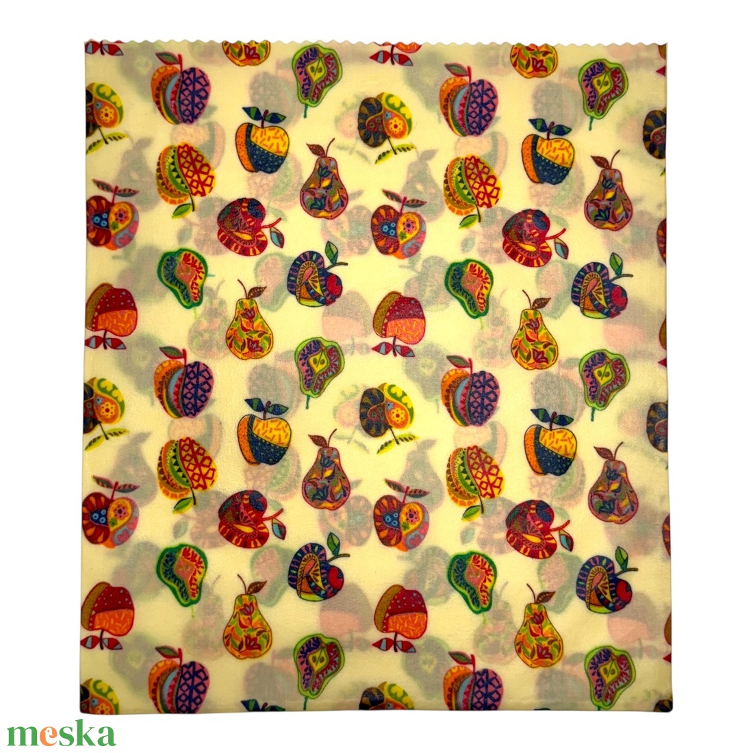 Méhviaszos tasak 3 méretben (Alma-Körte) - táska & tok - uzsonna- & ebéd tartó - szendvics csomagoló - Meska.hu