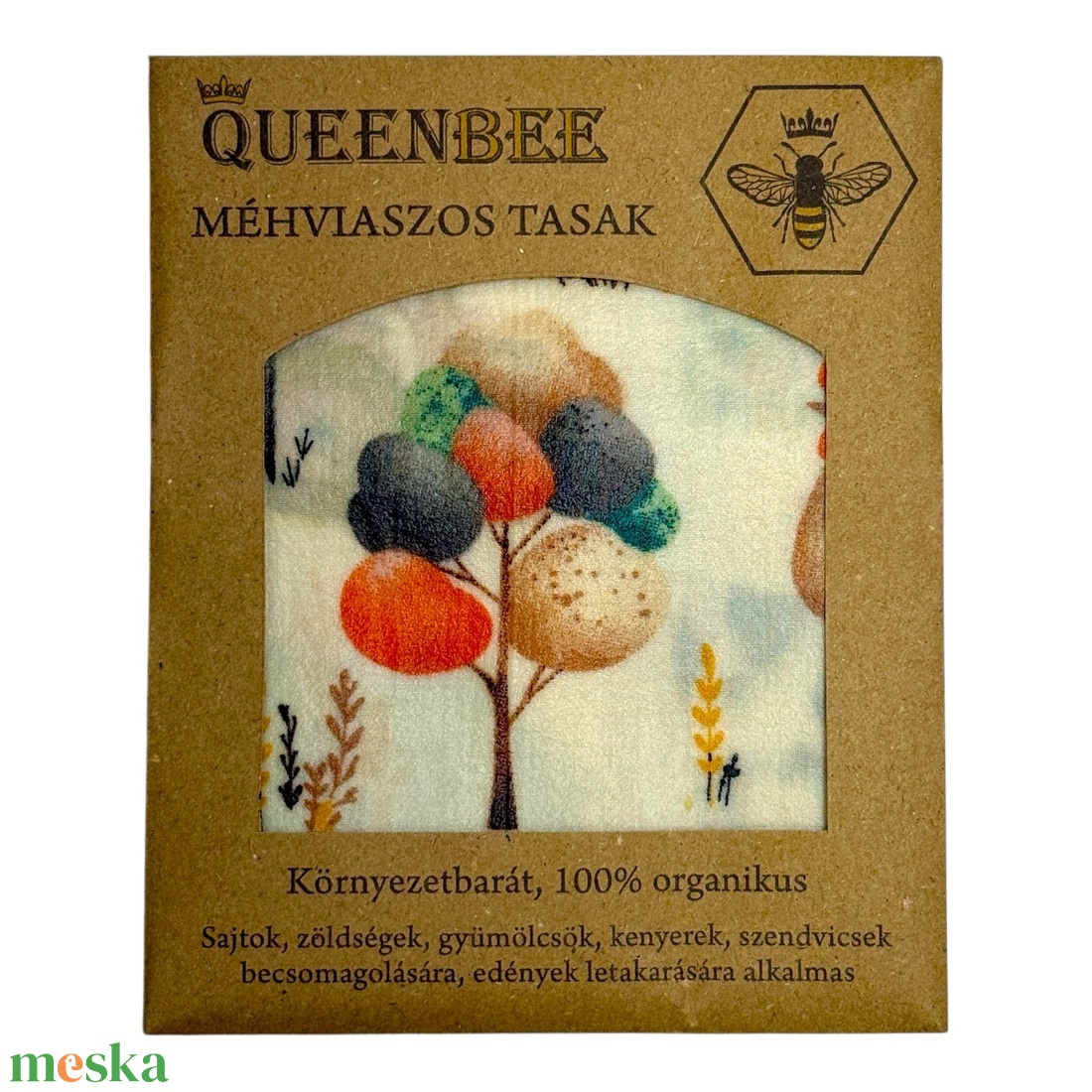 Méhviaszos tasak 3 méretben (Farmos) - táska & tok - uzsonna- & ebéd tartó - szendvics csomagoló - Meska.hu