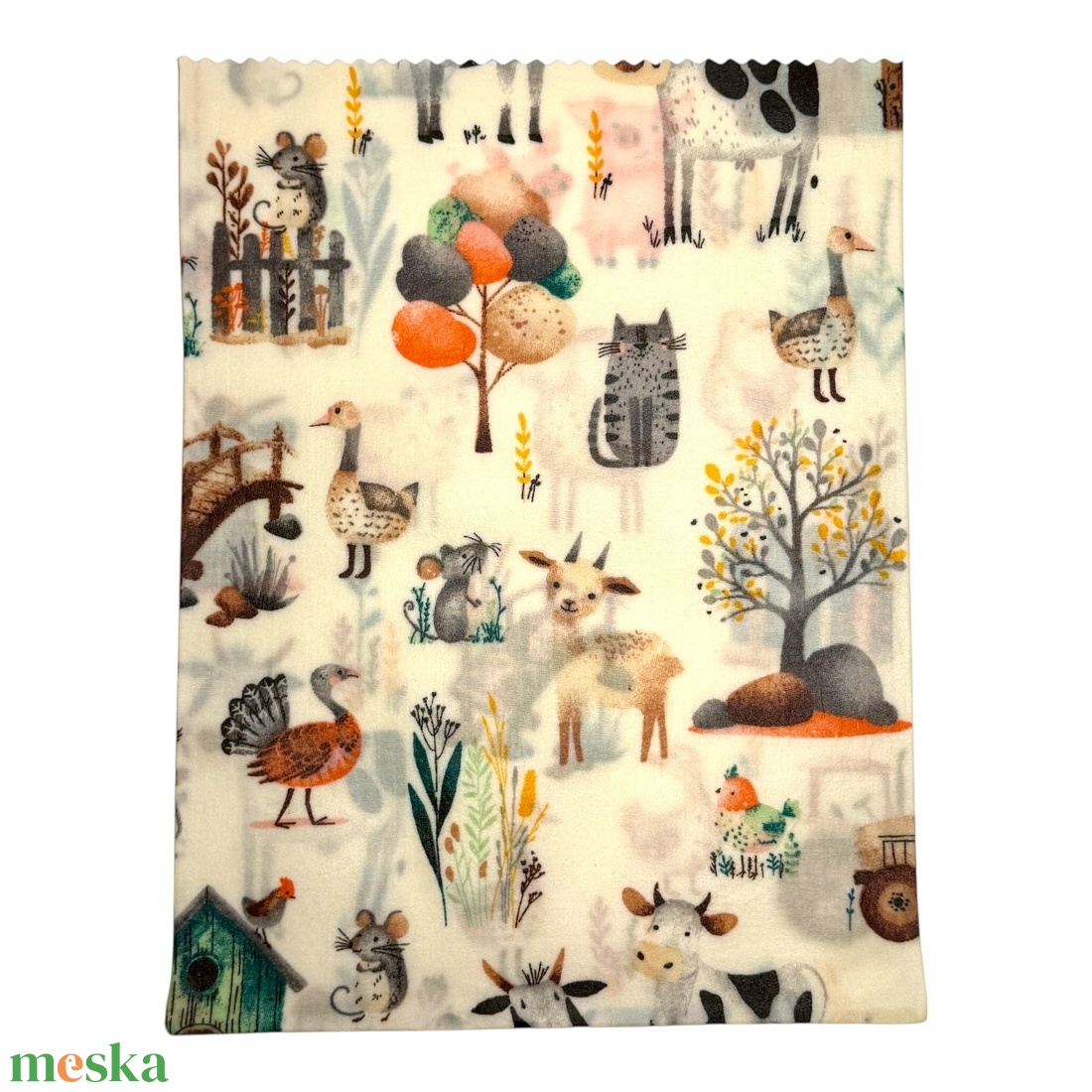 Méhviaszos tasak 3 méretben (Farmos) - táska & tok - uzsonna- & ebéd tartó - szendvics csomagoló - Meska.hu