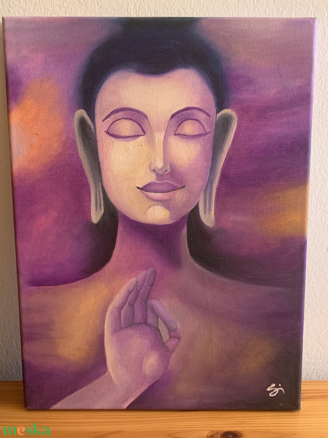 Buddha olajfestmény 30x40 - művészet - festmény - olajfestmény - Meska.hu Buddha olajfestmény 30x40 - művészet - festmény - olajfestmény - Meska.hu