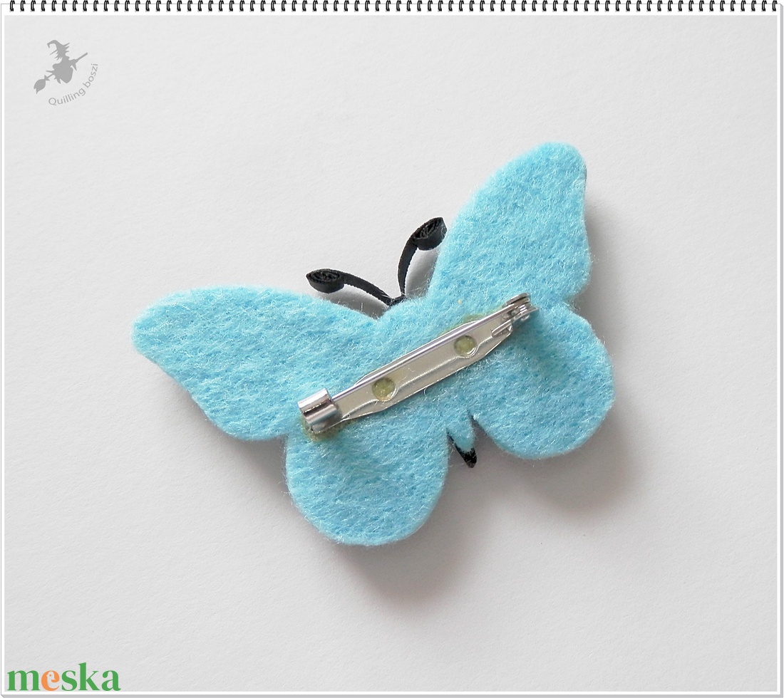 Kék pillangó kitűző. - ékszer - kitűző és bross - kitűző - Meska.hu Kék pillangó kitűző. - ékszer - kitűző és bross - kitűző - Meska.hu