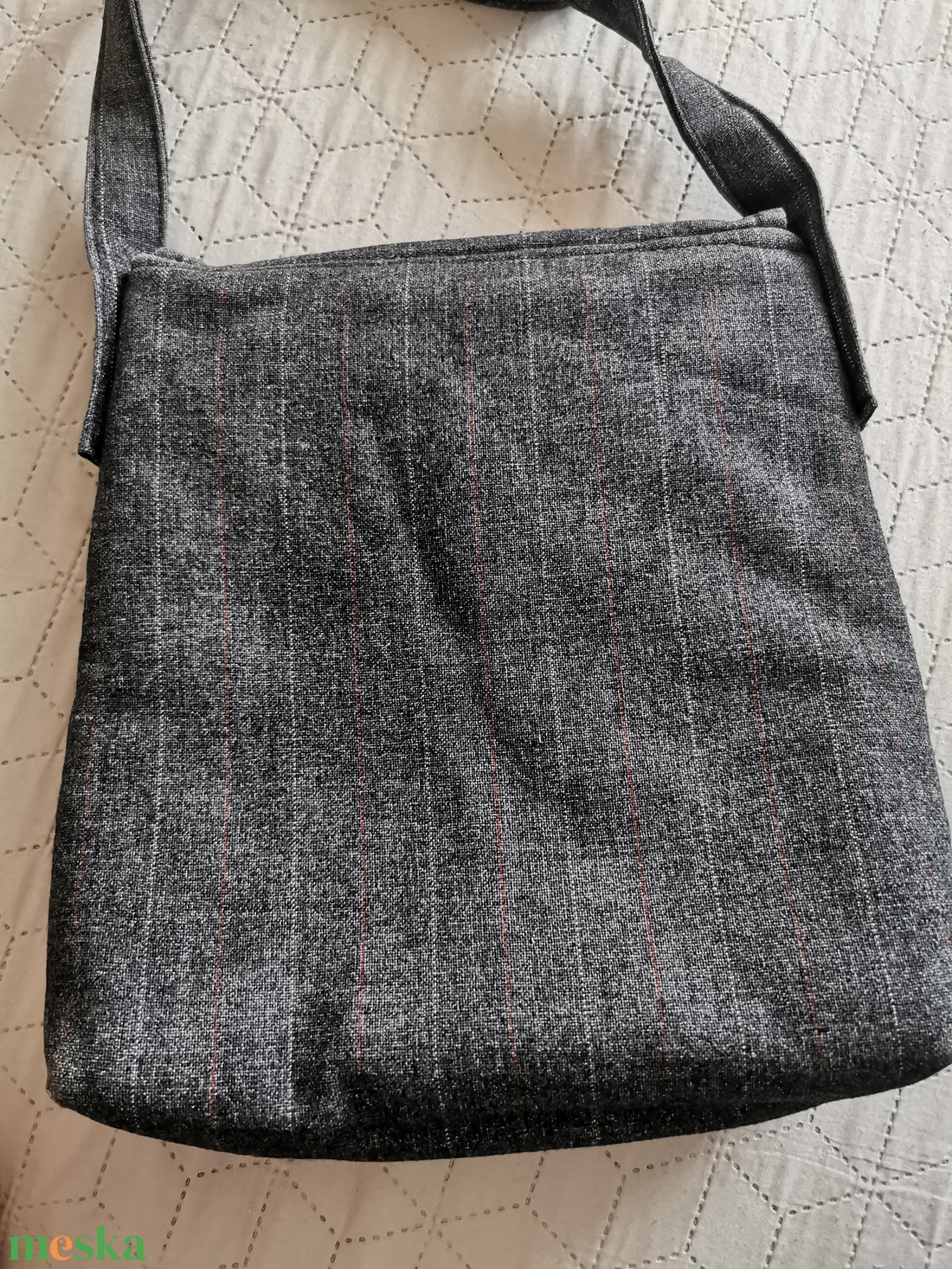 Zakó stílusú váll/oldaltáska - táska & tok - kézitáska & válltáska - vállon átvethető táska - Meska.hu