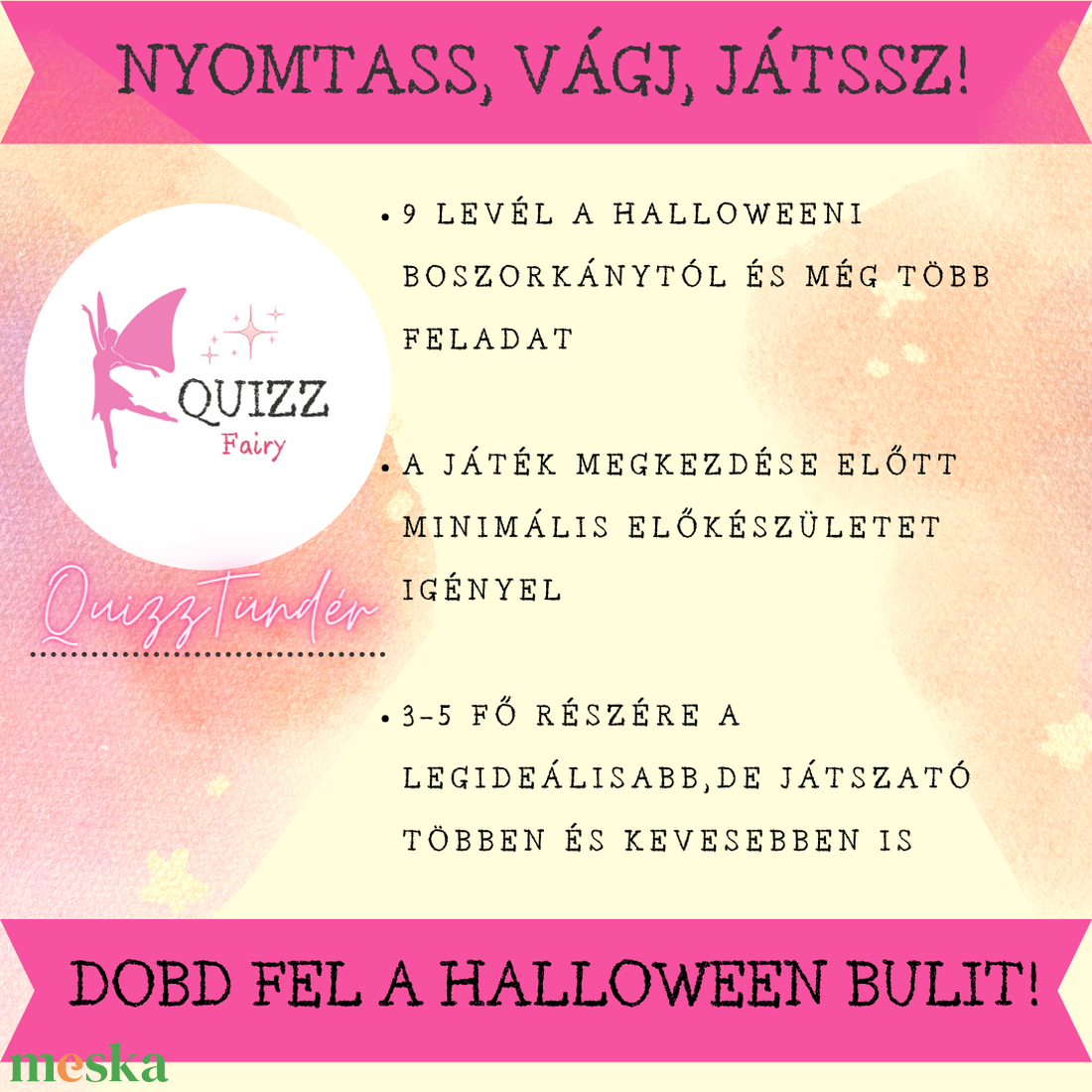 Halloween otthoni szabadulószoba - játék & sport - készségfejlesztő és logikai játék - logikai játékok - Meska.hu Halloween otthoni szabadulószoba - játék & sport - készségfejlesztő és logikai játék - logikai játékok - Meska.hu