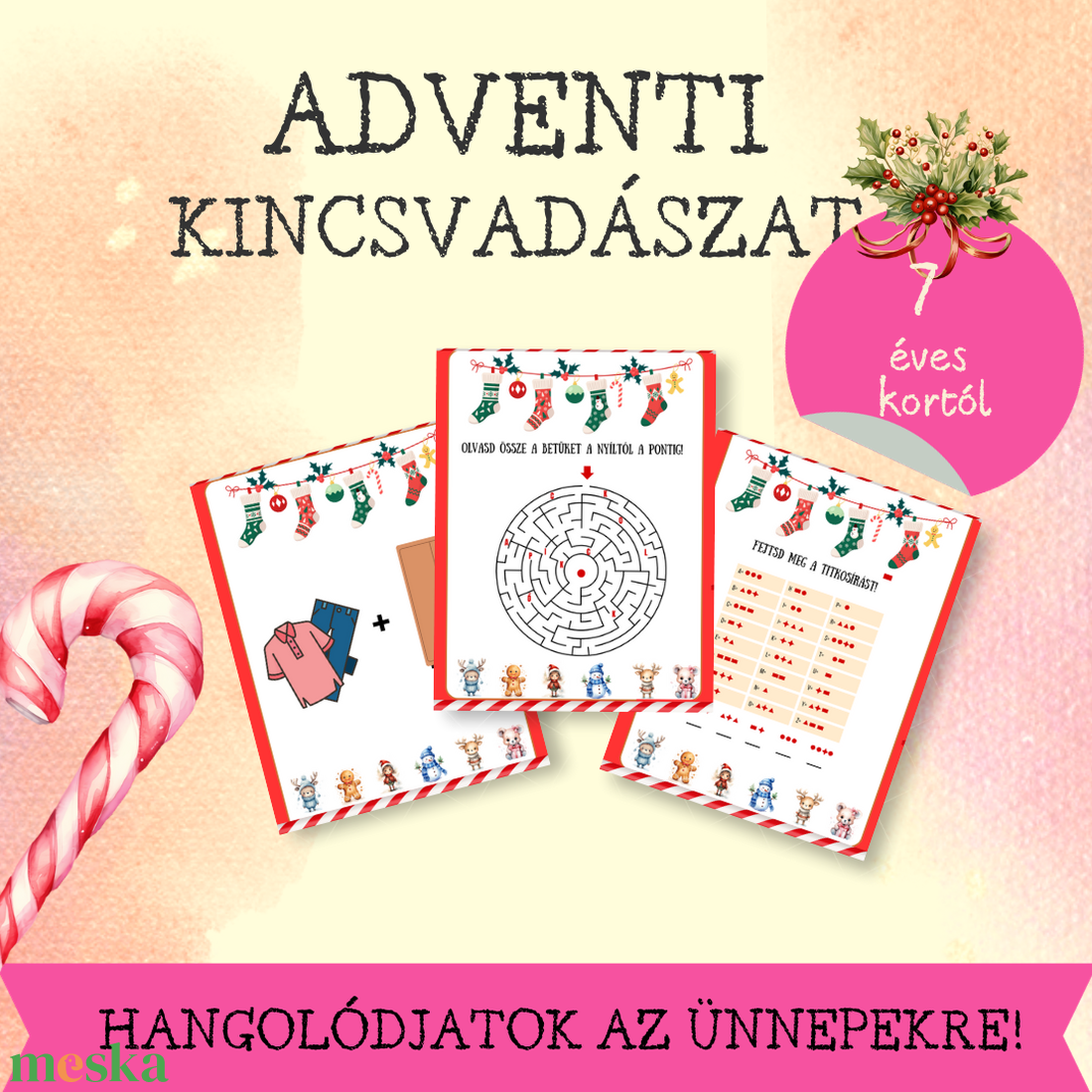 Adventi naptár másképp - kincsvadászat - karácsony - adventi díszek - adventi naptár - Meska.hu Adventi naptár másképp - kincsvadászat - karácsony - adventi díszek - adventi naptár - Meska.hu
