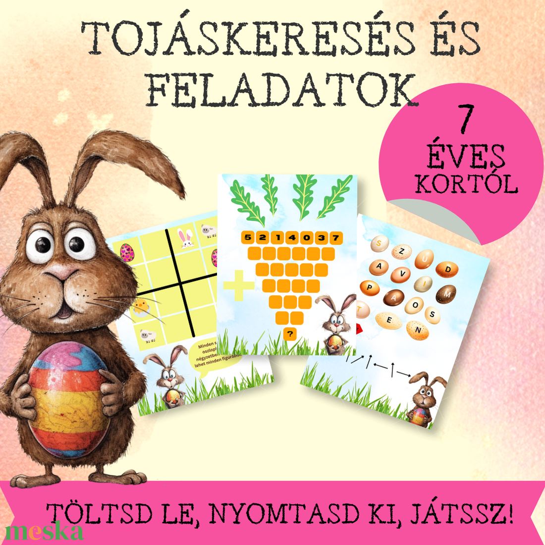 Húsvéti tojásvadászat gyerekeknek - játék & sport - táblajáték és kártyajáték - társasjátékok - Meska.hu Húsvéti tojásvadászat gyerekeknek - játék & sport - táblajáték és kártyajáték - társasjátékok - Meska.hu