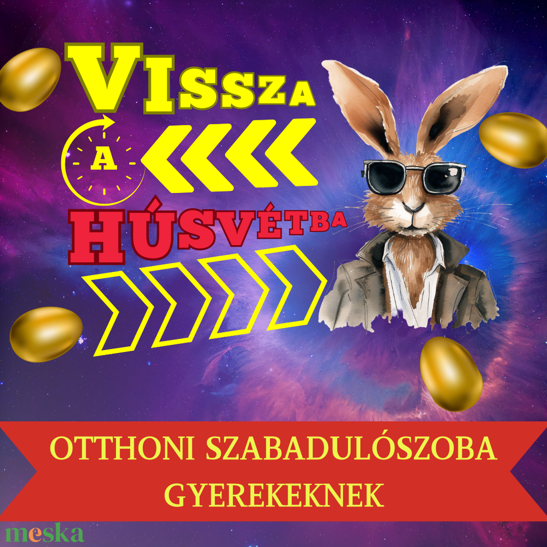 Vissza a Húsvétba - Otthoni szabadulószoba gyerekeknek - játék & sport - készségfejlesztő és logikai játék - logikai játékok - Meska.hu