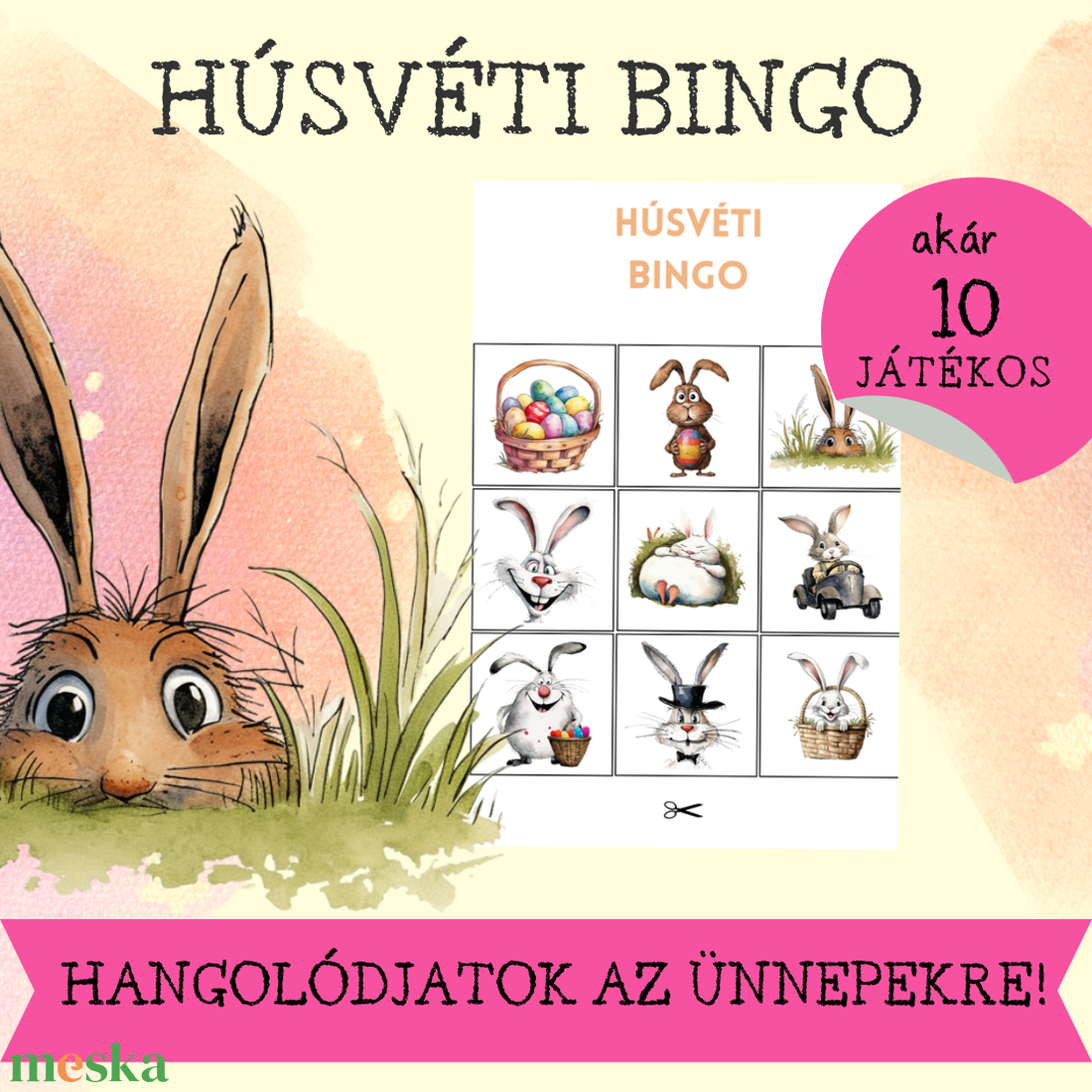 Húsvéti BINGO gyerekeknek - játék & sport - táblajáték és kártyajáték - bingó - Meska.hu Húsvéti BINGO gyerekeknek - játék & sport - táblajáték és kártyajáték - bingó - Meska.hu