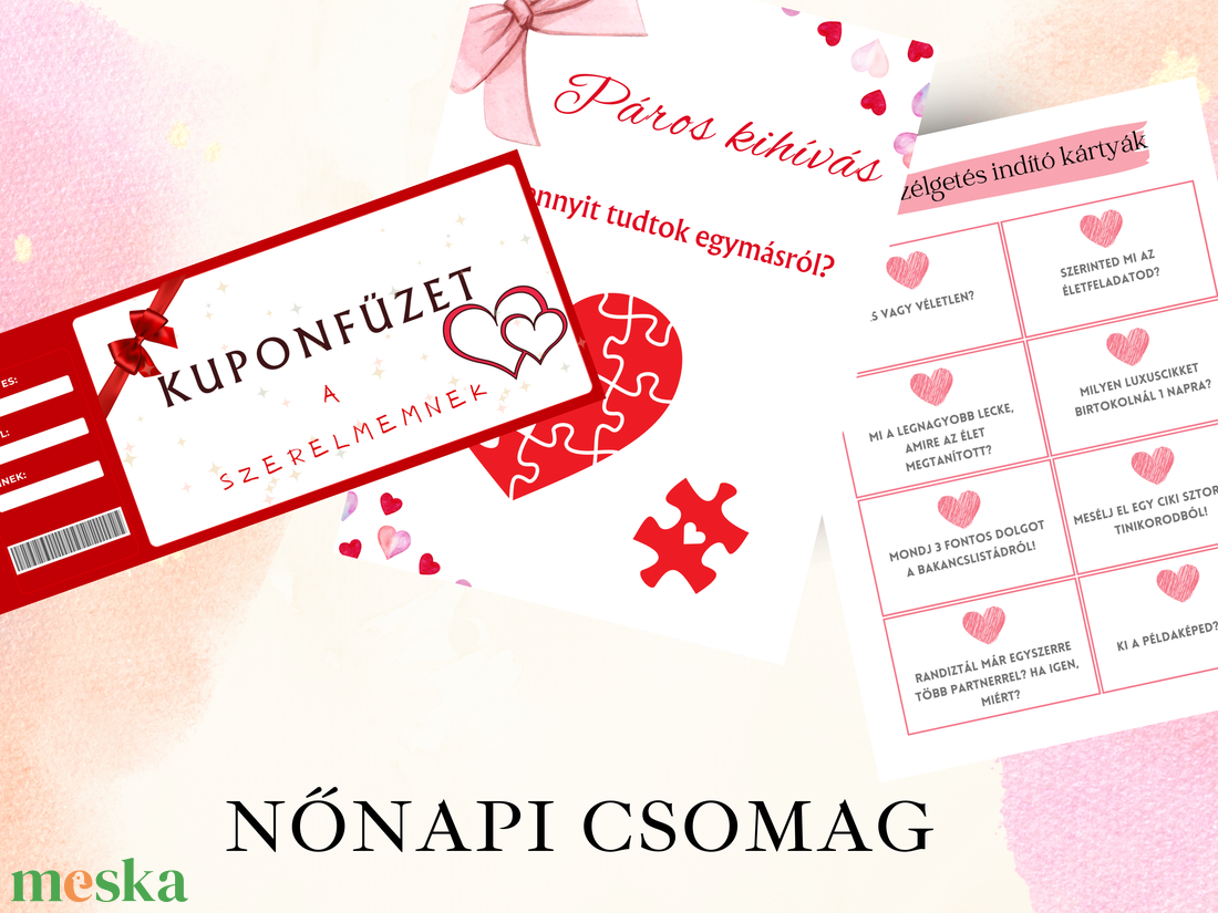 Nőnapi akciós csomag pároknak - játék & sport - táblajáték és kártyajáték - társasjátékok - Meska.hu Nőnapi akciós csomag pároknak - játék & sport - táblajáték és kártyajáték - társasjátékok - Meska.hu