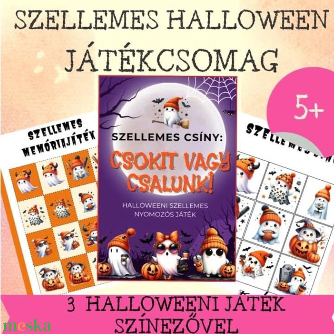 Halloween szellemes játékcsomag - játék & sport - táblajáték és kártyajáték - társasjátékok - Meska.hu Halloween szellemes játékcsomag - játék & sport - táblajáték és kártyajáték - társasjátékok - Meska.hu