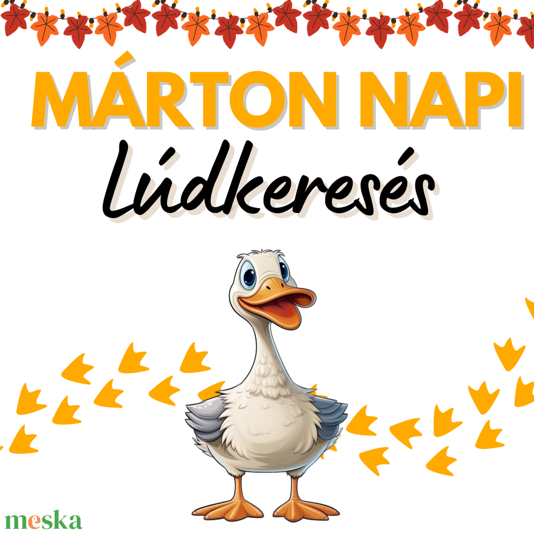 Márton napi lúdkeresés - játék & sport - készségfejlesztő és logikai játék - logikai játékok - Meska.hu